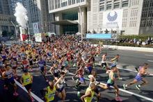 マラソン、大迫が日本新で４位 東京五輪代表入り有力