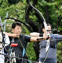 アテネ銀・山本博が記録会に参加 アーチェリーの大会再開が本格化