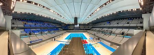 五輪プール式典、池江選手登場 東京の新施設、完成披露