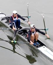 ボート、西村と古田が五輪予選へ クルー決定レース最終日