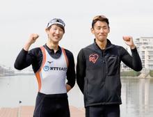 ボート、西村と古田が五輪予選へ クルー決定レース最終日