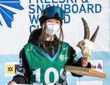 スノボＷ杯、岩渕が今季初勝利 村瀬は２位