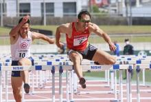 陸上の男子十種、右代が優勝 鹿児島県記録会