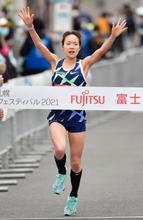 五輪マラソン、札幌でテスト大会 ハーフ、女子は一山がＶ