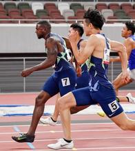 １００ｍはガトリンＶ、多田２位 陸上の五輪テスト大会