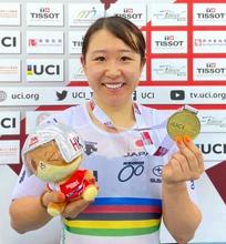 自転車、五輪代表の梶原が優勝 ケイリン脇本は２位