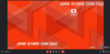 東京2020公式スポーツウェアデザインのビデオ背景 2種類が Google Meet に追加！