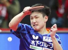 卓球五輪代表が初の公式練習 張本、伊藤ら笑顔で確認