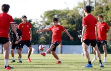 久保建ら連係確認 サッカー男子五輪代表