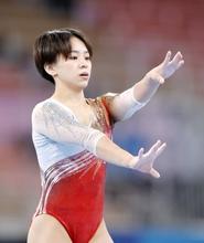 村上茉愛、芦川うららら調整 体操女子が会場練習