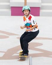 １３歳西矢「金」、中山は「銅」 スケートボード・２６日