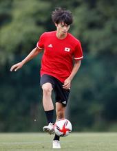 三笘ら控え組が練習 サッカー男子、２８日に第３戦