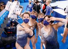 村上ら日本、女子団体総合で５位 体操・２７日