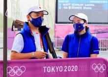 男子の大山、女子中山も予選敗退 射撃・２９日