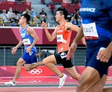 男子１００ｍの日本勢は予選落ち 陸上・３１日