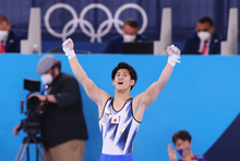 【メダリスト会見】体操・橋本選手「3年後のパリでは一つでも多く、団体でも金メダルを」