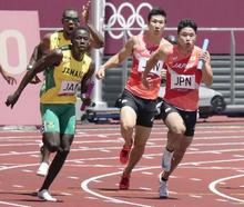 男子４００リレー日本が決勝進出 陸上・５日