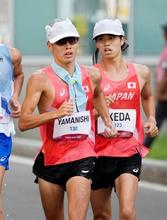 競歩で池田が「銀」、山西「銅」 今大会、日本陸上初メダル