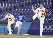 日本、決勝は再び米国戦 野球・５日