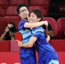 卓球日本、韓国破り「銅」 男子団体２大会連続メダル