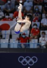 １４歳の玉井陸斗は７位 飛び込み・７日