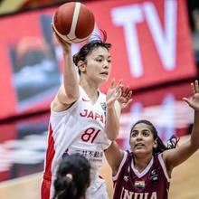 バスケ女子５連覇へ白星スタート アジア杯、インドに大勝