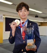 五輪金の宇山さんに栄誉賞 フェンシング、高松市