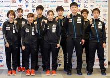 伊藤美誠「全員と決着つける」 世界卓球へ代表出発