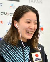 大橋悠依「メダル２つ取りたい」 世界水泳へ目標掲げる