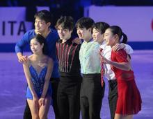 初Ｖ宇野「もっと挑戦を」 「引っ張っていく」と坂本
