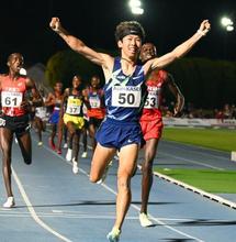 遠藤が男子５０００メートル優勝 世界陸上の参加標準を突破
