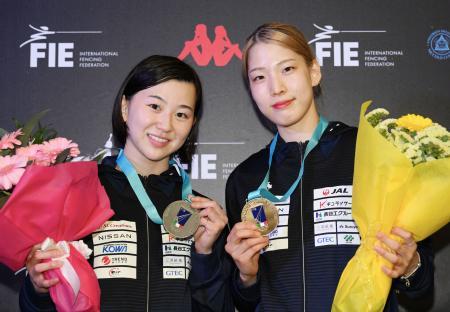 高嶋、江村がＧＰ初表彰台 フェンシング女子サーブル