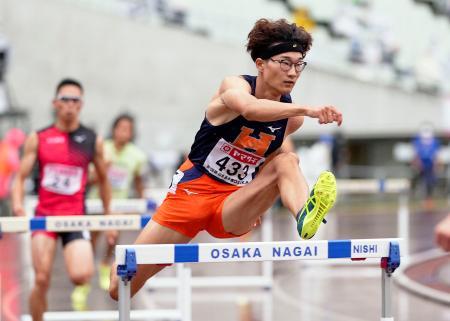 男子障害三浦、黒川ら世界陸上へ 女子やり投げは北口榛花Ｖ