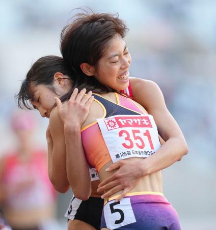 田中５０００Ｖ、２種目代表 陸上、広中や幅跳び橋岡も