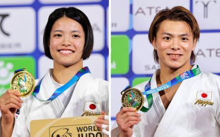 阿部兄妹、再び同日優勝 世界柔道、パリ五輪へ弾み