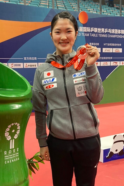 【JOCエリートアカデミー】卓球木原美悠選手が世界選手権で2位