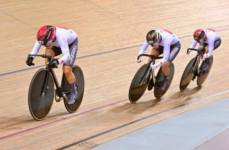 自転車、女子ＴＳ日本新で７位 世界選手権、男子は予選失格