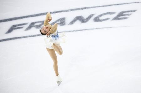 初出場の住吉りをんが３位 フィギュアＧＰフランス大会