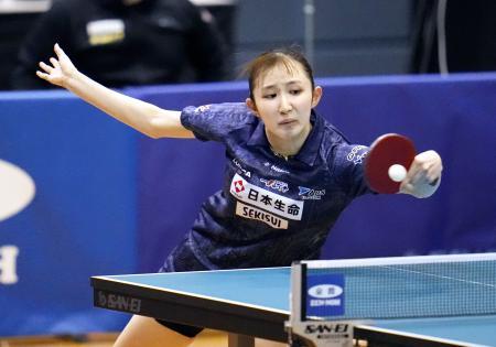 早田ひな、平野美宇ら４強入り 卓球五輪選考の全農カップ