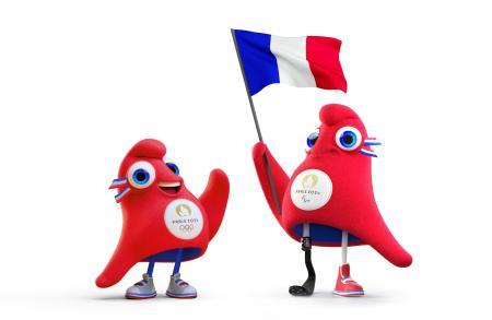 パリ五輪パラのマスコット発表 自由の象徴フリジア帽がモデル