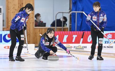 ロコ・ソラーレ、首位で決勝Ｔへ カーリング日本選手権