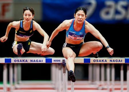 青木益未が女子６０ｍ障害４連覇 陸上の日本室内選手権