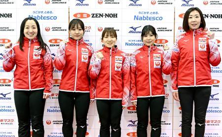 カーリング藤沢「準備はできた」 女子世界選手権へ意気込み