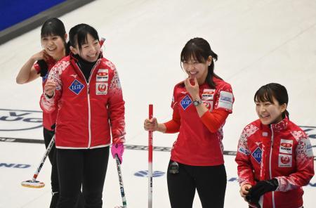 日本、初勝利で１勝２敗 カーリング女子世界選手権