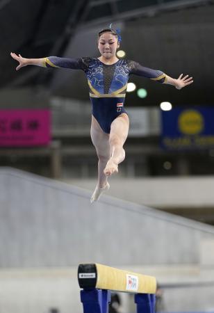 山口幸空が女子予選トップ 個人総合の全日本体操開幕