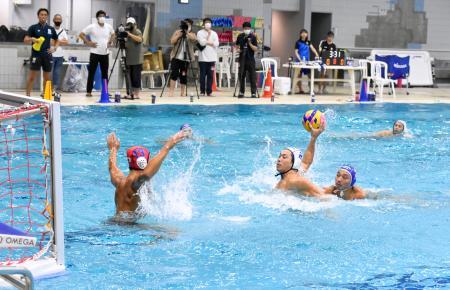 水球男子、８強以上に挑戦 世界選手権へ合宿公開
