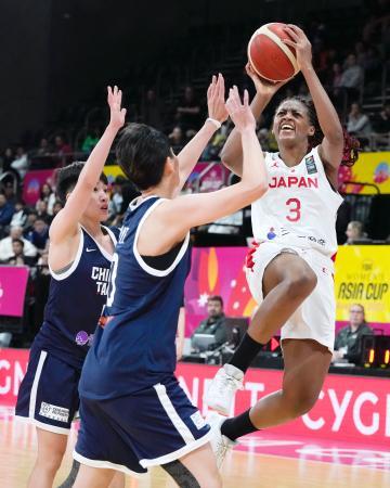 バスケ女子、６連覇へ白星発進 アジア杯、日本代表が台湾に大勝