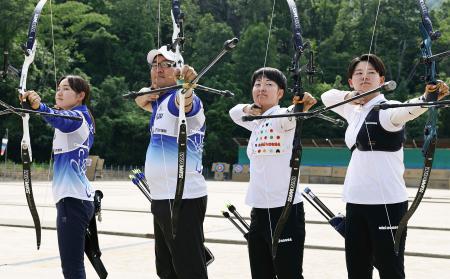 古川高晴、世界選手権へ決意 近大出身の４選手が母校で練習
