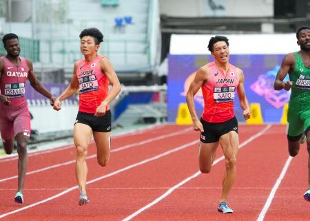 佐藤拳太郎が男子４００ｍ優勝 アジア陸上、寺田明日香は２位