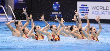 ＡＳ、日本はチームＡＲで銅 世界水泳第４日